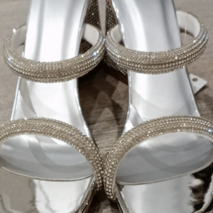 Glam Rhinestone Platform Heel