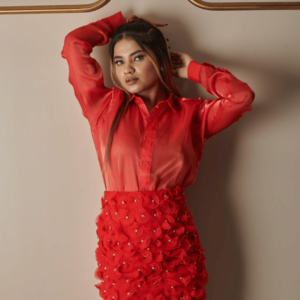 Scarlet Petal Co-Ord Set